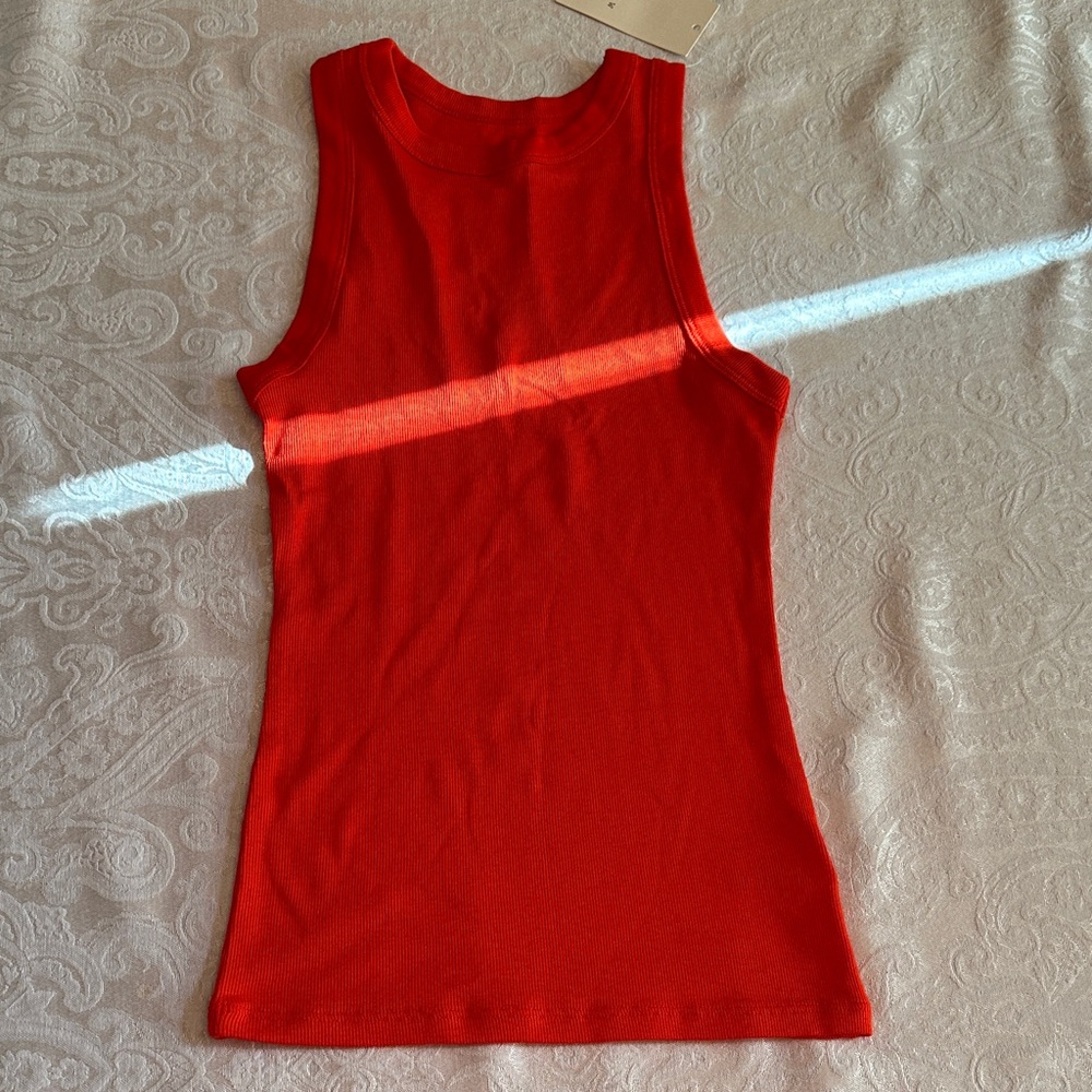 a new day Bright Red Tank Top